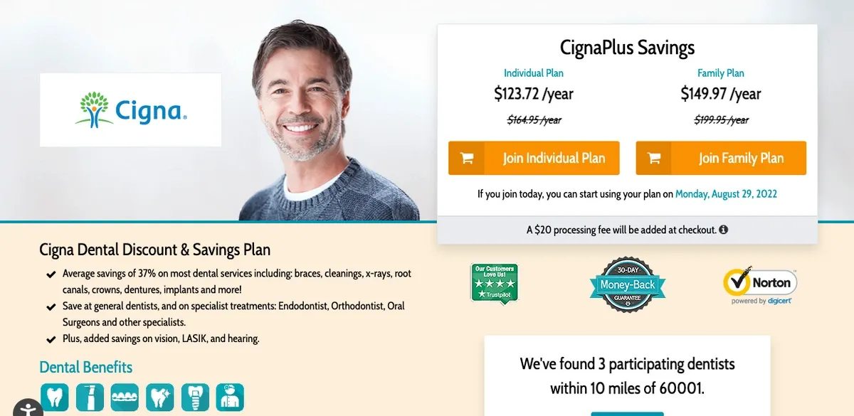 Cigna Dental Discount & Savings Plan